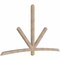Ekena Millwork Alberta Smooth Timber Gable Bracket, Douglas Fir, 108"W x 63"H x 3 1/2"D x 3 1/2"F, 14/12 Pitch GBW108X63X0404ALB00SDF - alternate 3